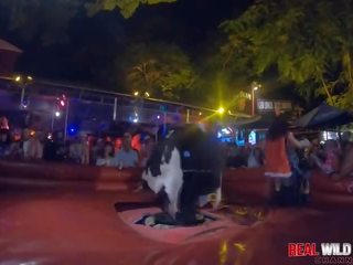 Lakuriq sluts bull kalërim në blic fest 2018 e egër dhe jashtë i kontroll