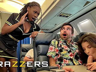 Lucky gets fucked with flight attendant hazel grace in pribadi when lasirena69 comes & joins for a marvelous telungsawetara - brazzers